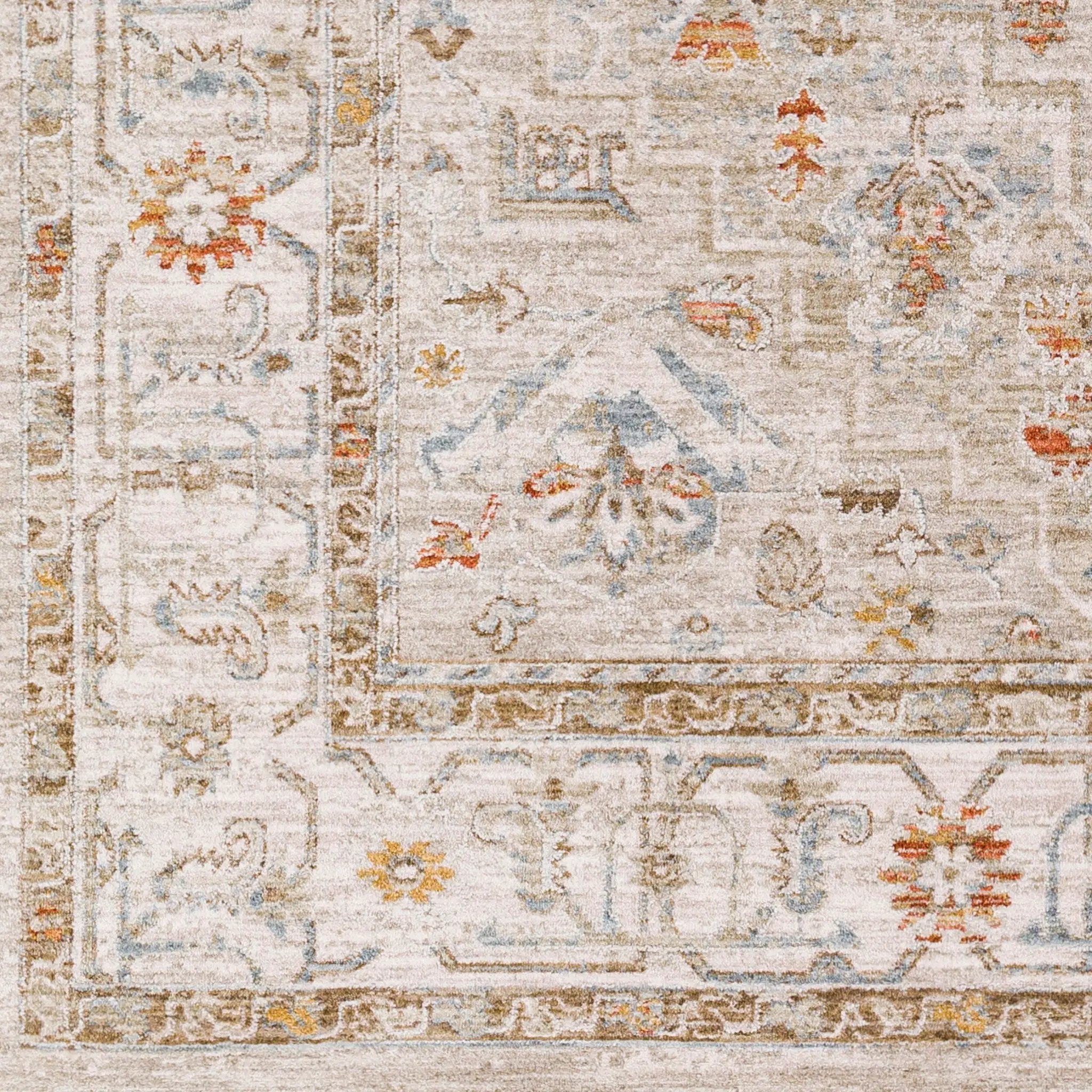 Avant Garde AVT-2314 Light-Brown Area Rug by LIVABLISS