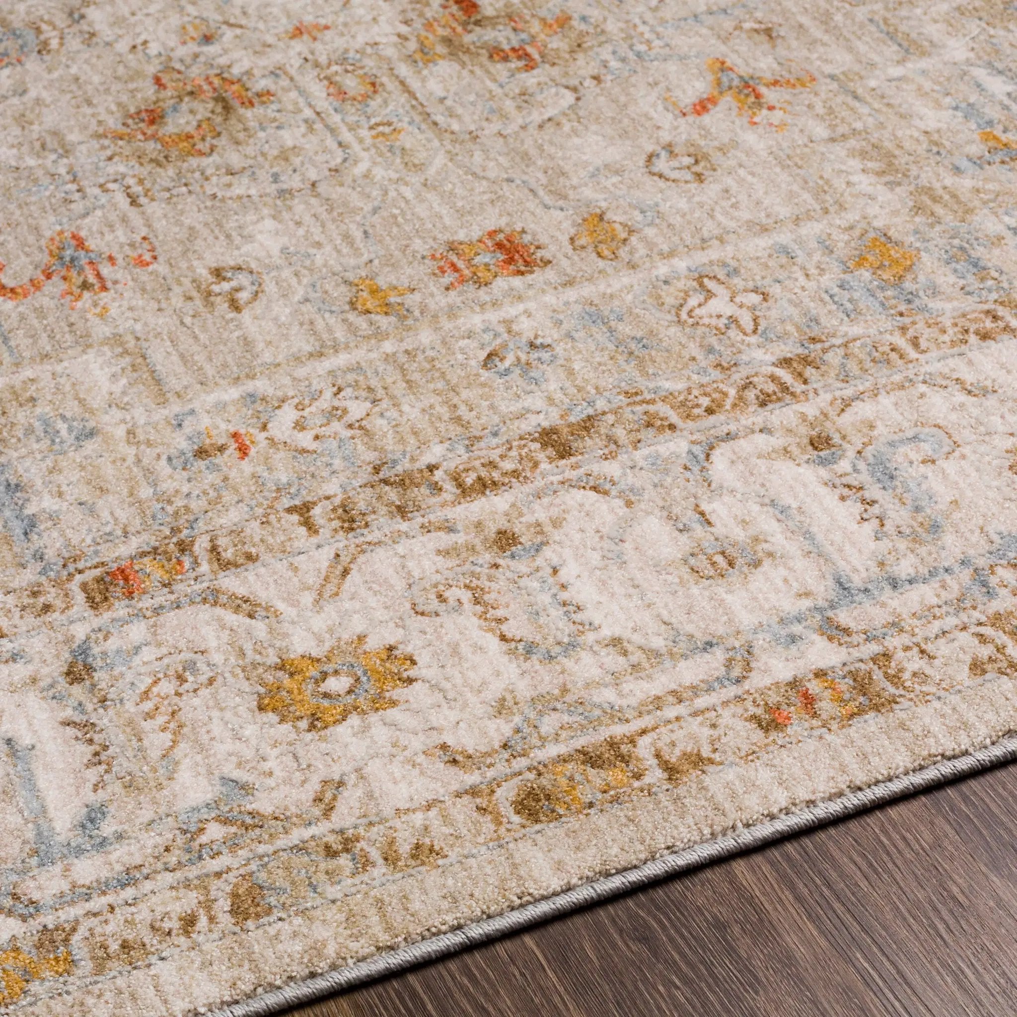 Avant Garde AVT-2314 Light-Brown Area Rug by LIVABLISS