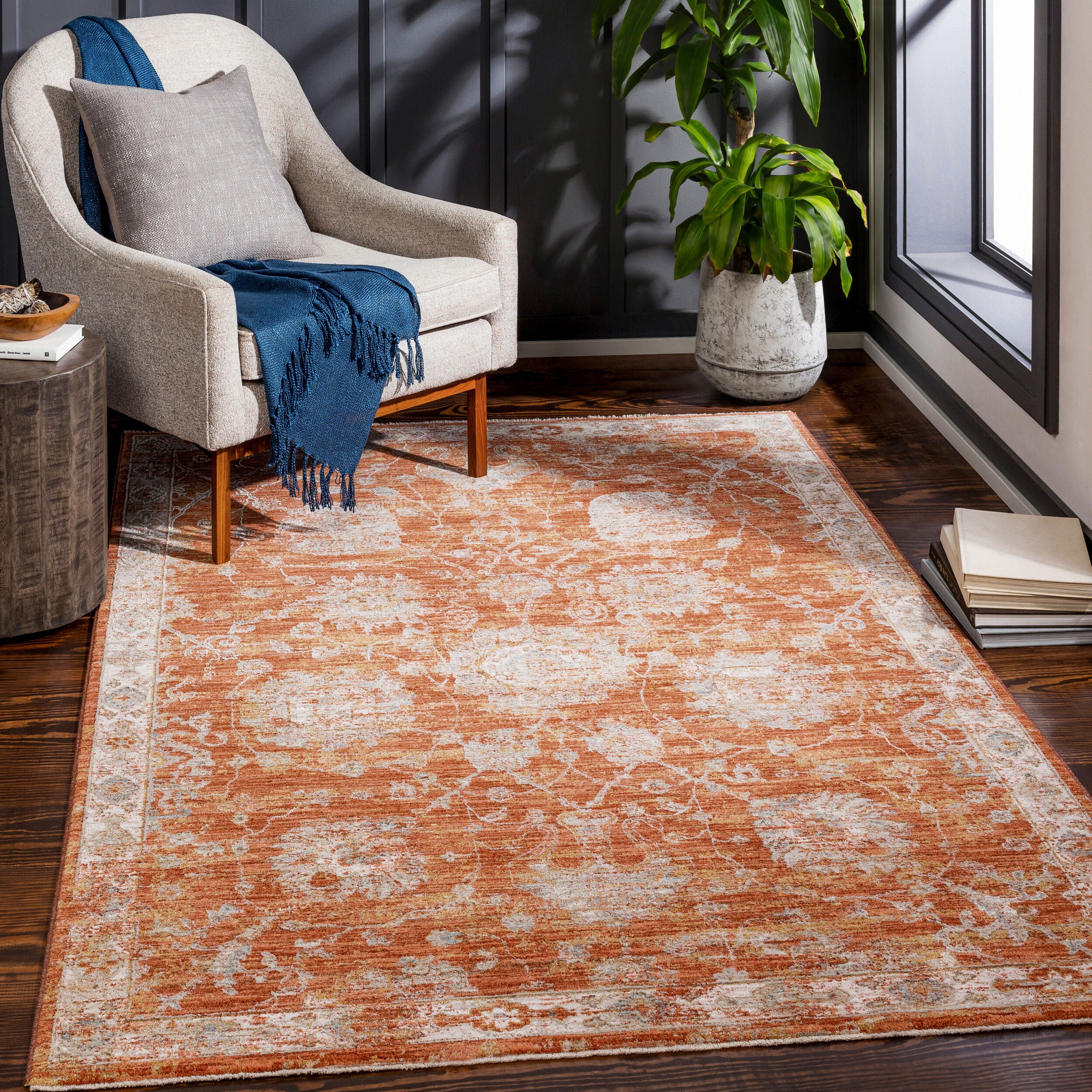LIVABLISS Avant Garde AVT-2321 Rust Area Rug