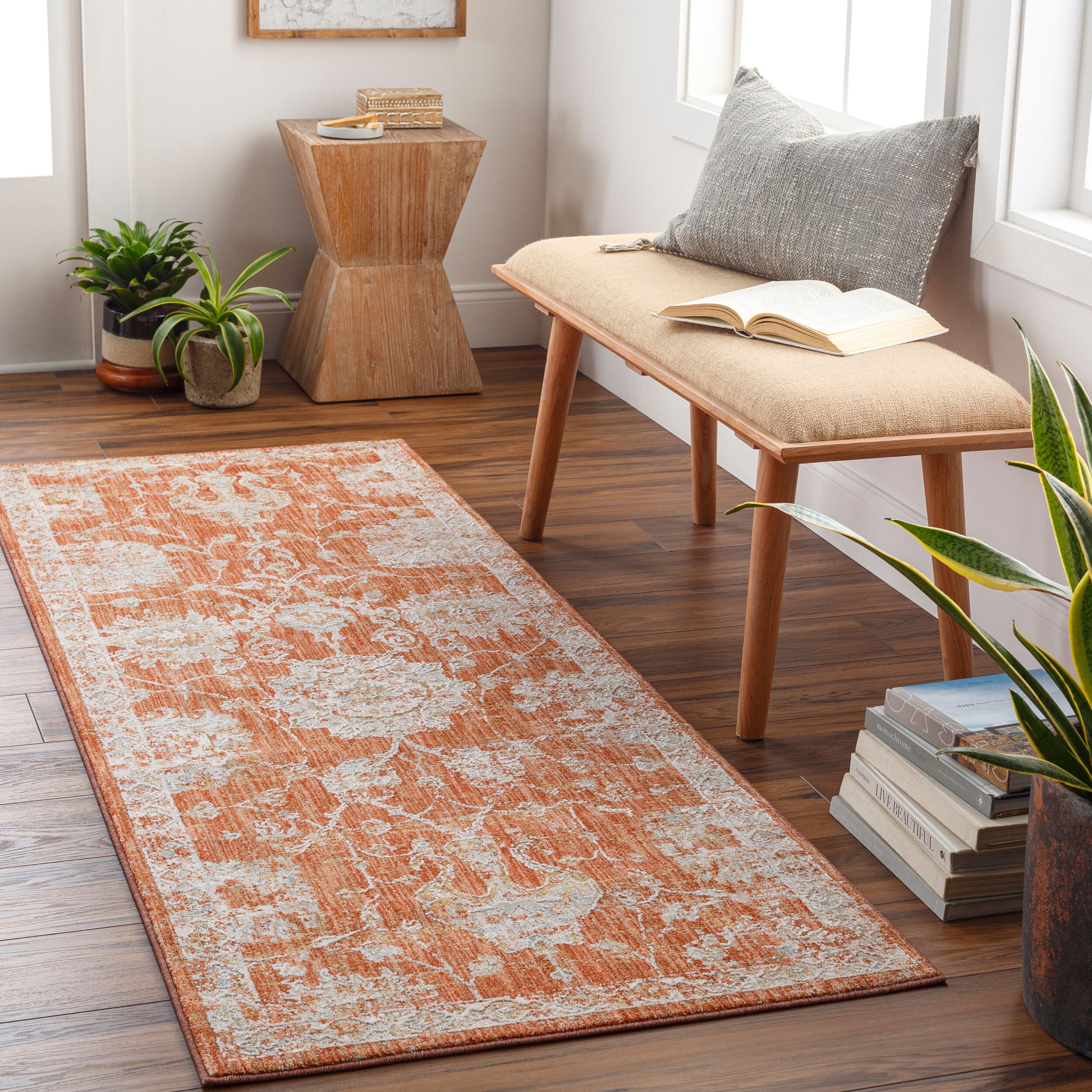 LIVABLISS Avant Garde AVT-2321 Rust Area Rug