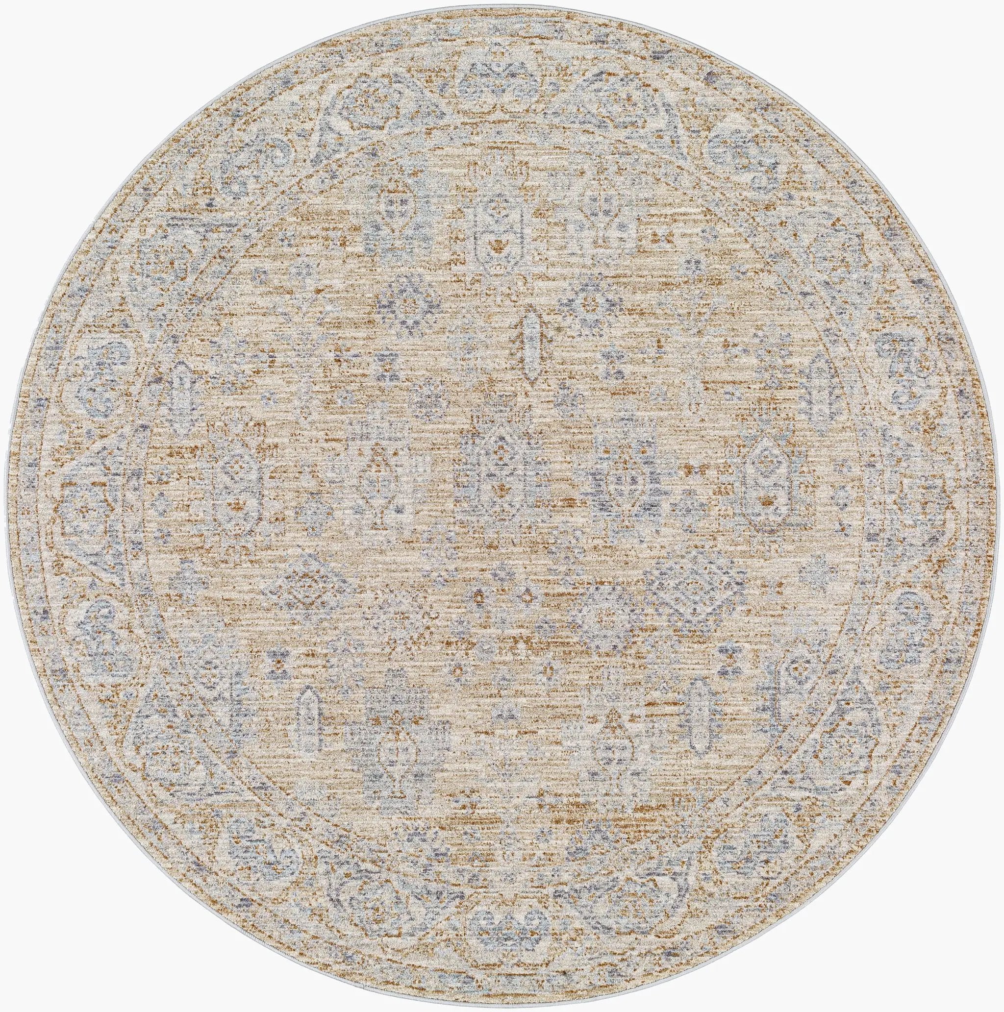 Avant Garde AVT-2340 Light-Brown Area Rug by LIVABLISS