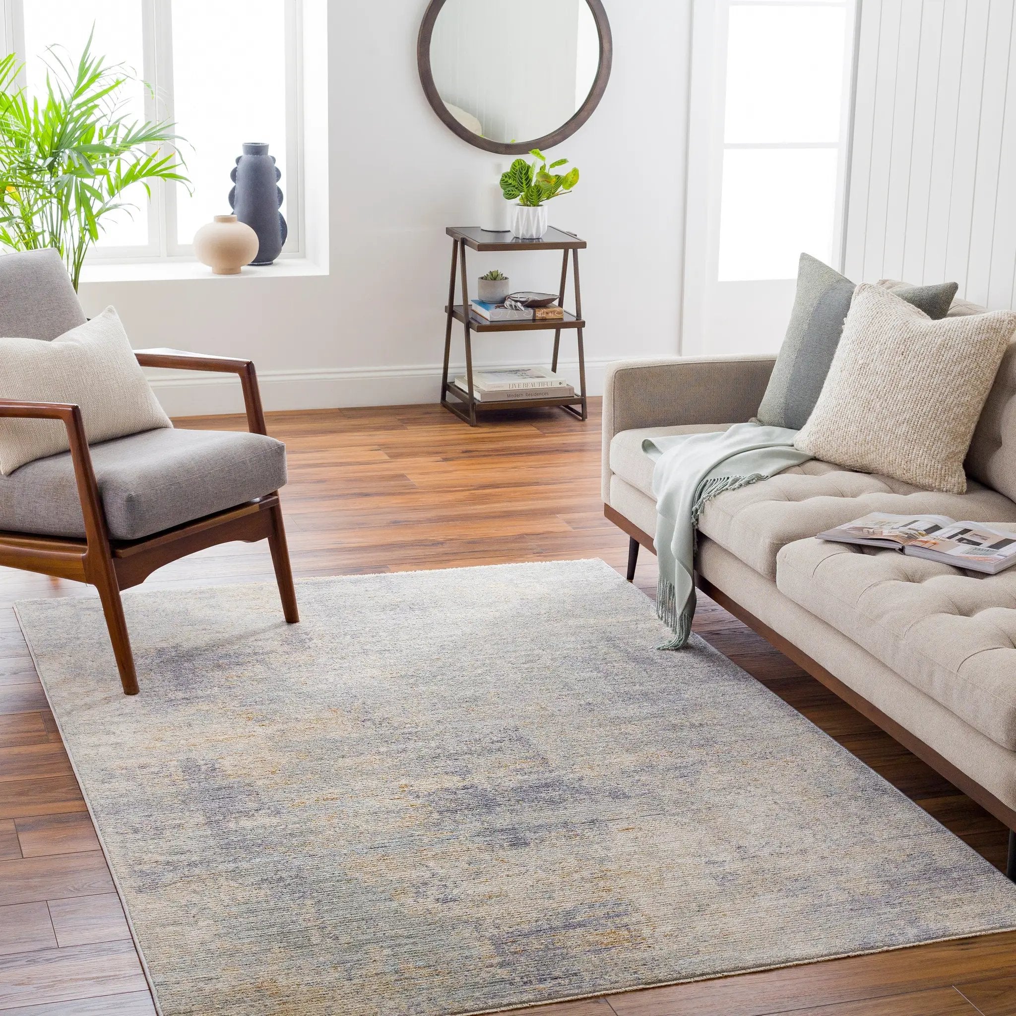 Avant Garde AVT-2345 Charcoal Area Rug by LIVABLISS