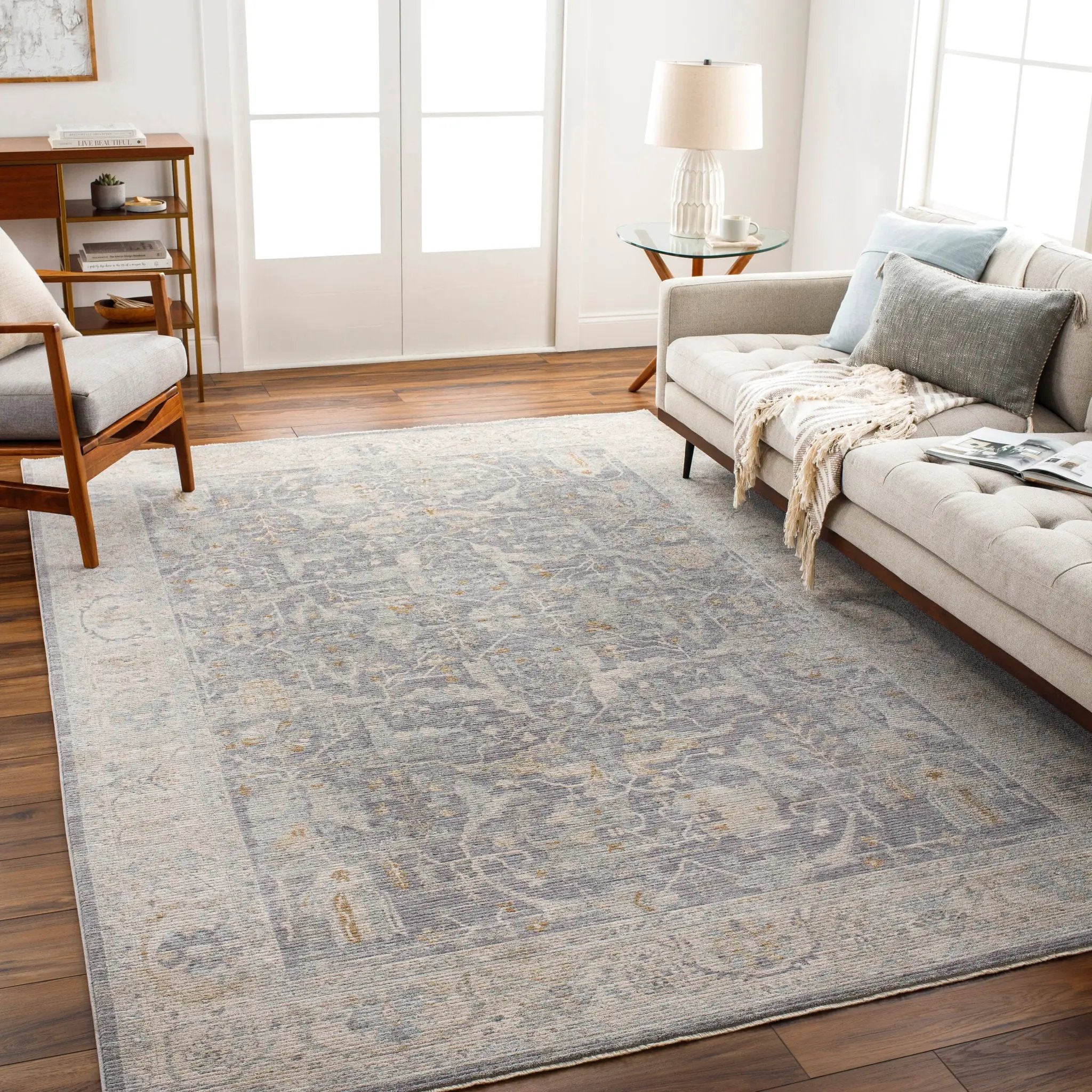 Avant Garde AVT-2347 Deep-Teal Area Rug by LIVABLISS