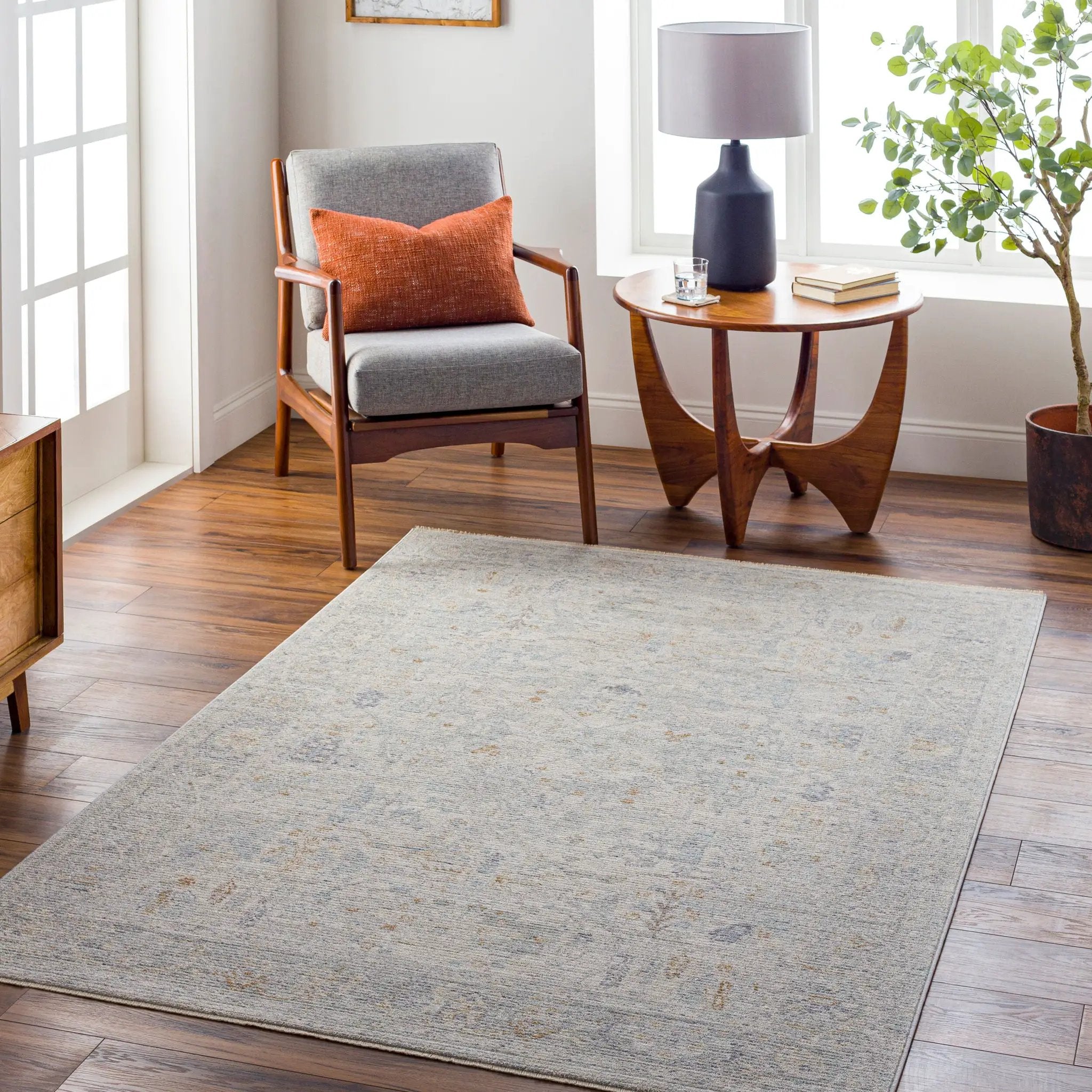 Avant Garde AVT-2348 Medium-Gray Area Rug by LIVABLISS