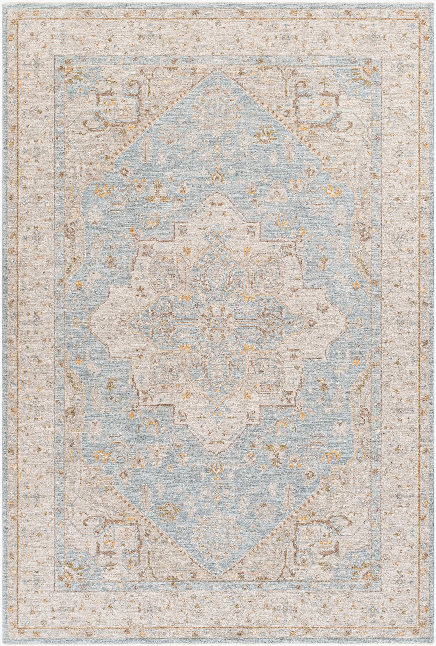 LIVABLISS Avant Garde AVT-2365 Light-Blue Area Rug