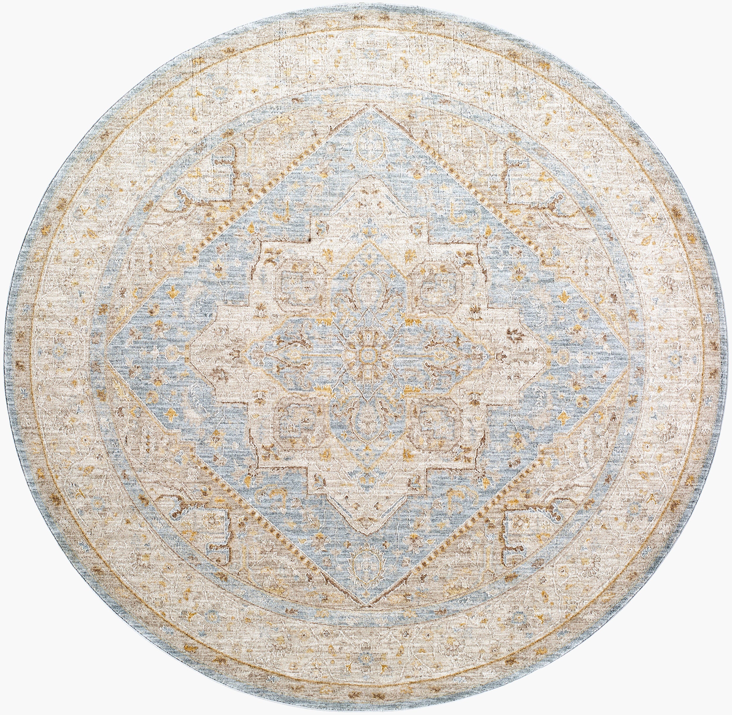 LIVABLISS Avant Garde AVT-2365 Light-Blue Area Rug