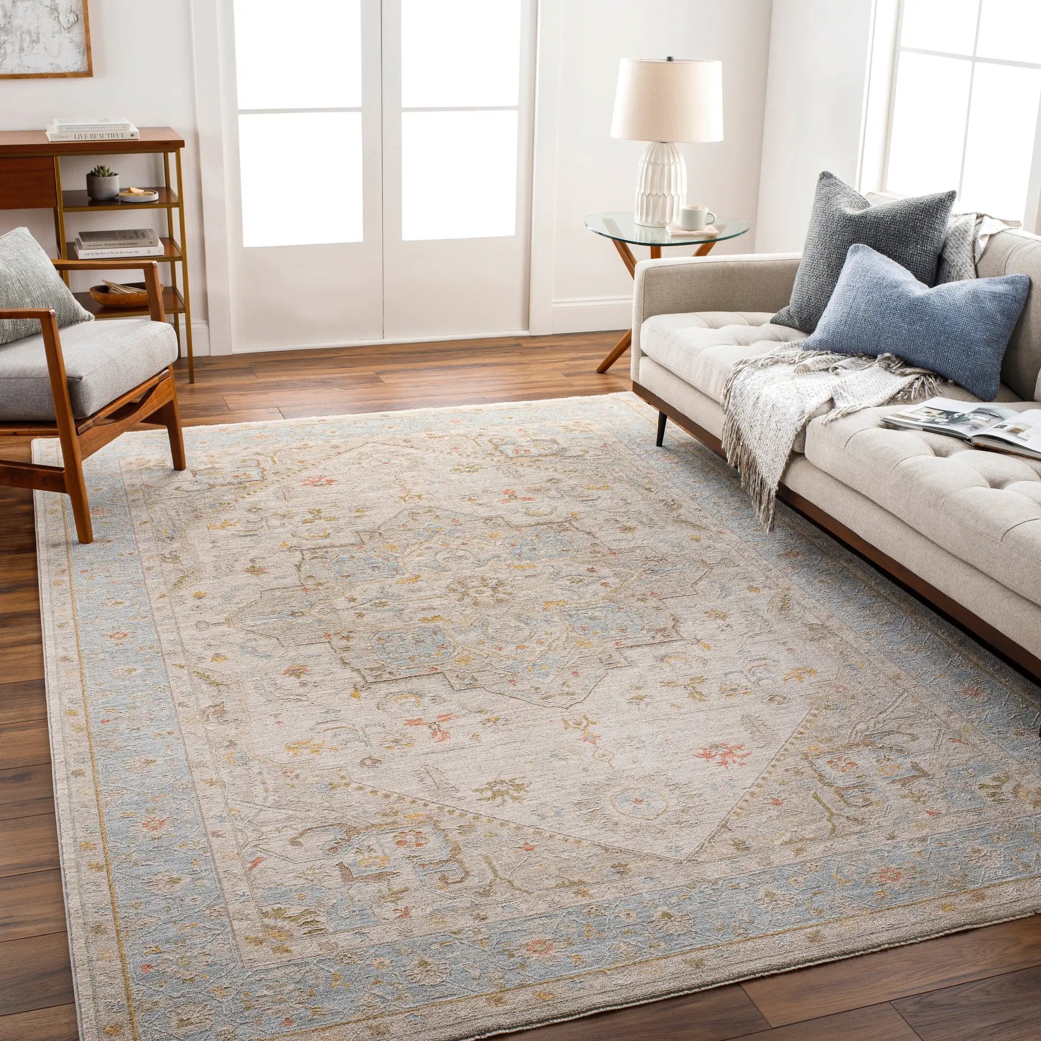 Avant Garde AVT-2367 Taupe Area Rug by LIVABLISS