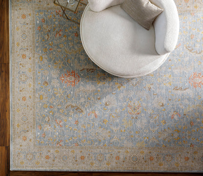 LIVABLISS Avant Garde AVT-2371 Light-Blue Area Rug