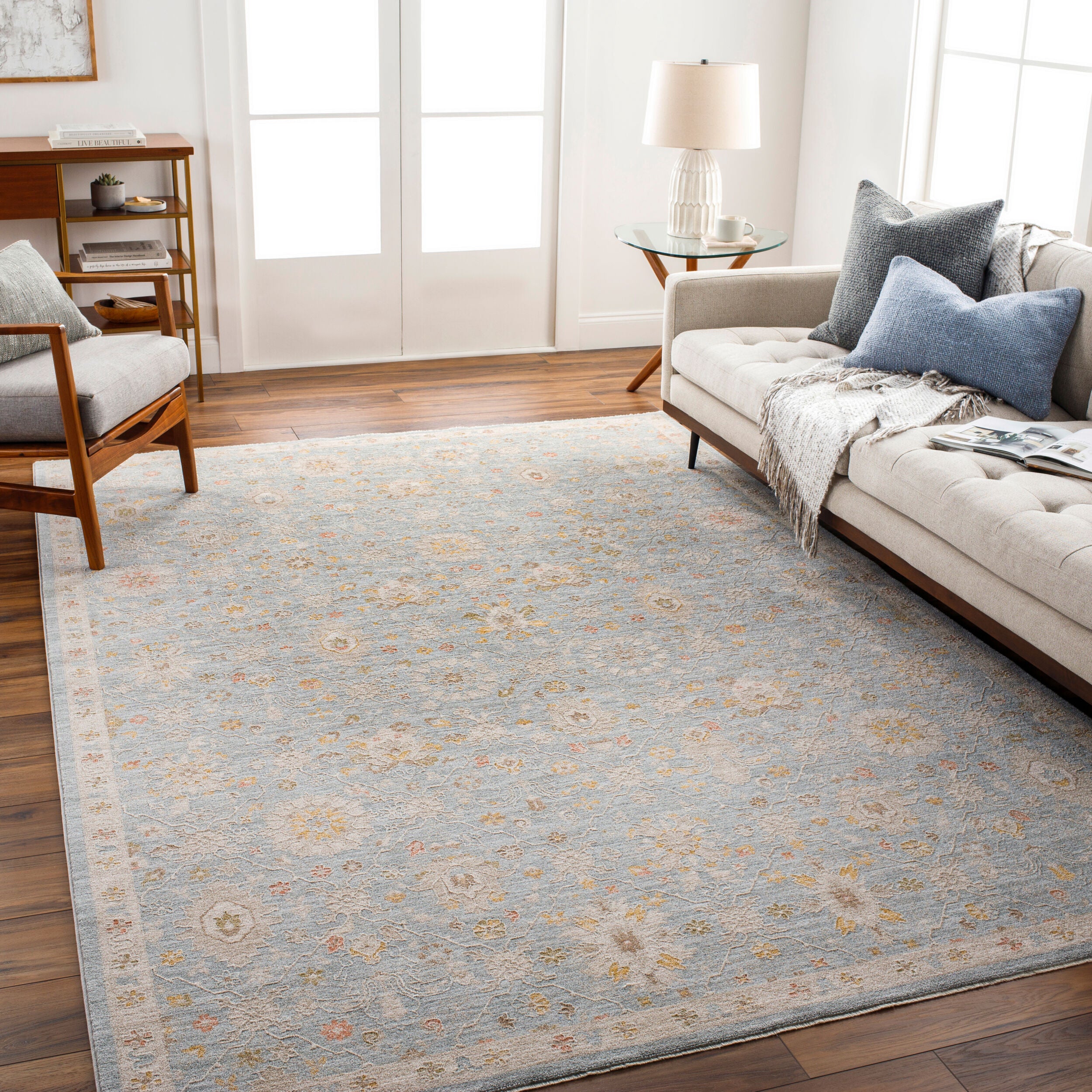 LIVABLISS Avant Garde AVT-2375 Light Blue Area Rug