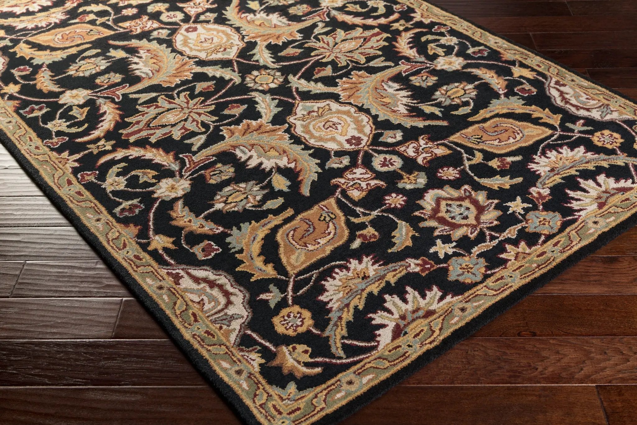 Middleton AWMD-2078 Black Area Rug by LIVABLISS