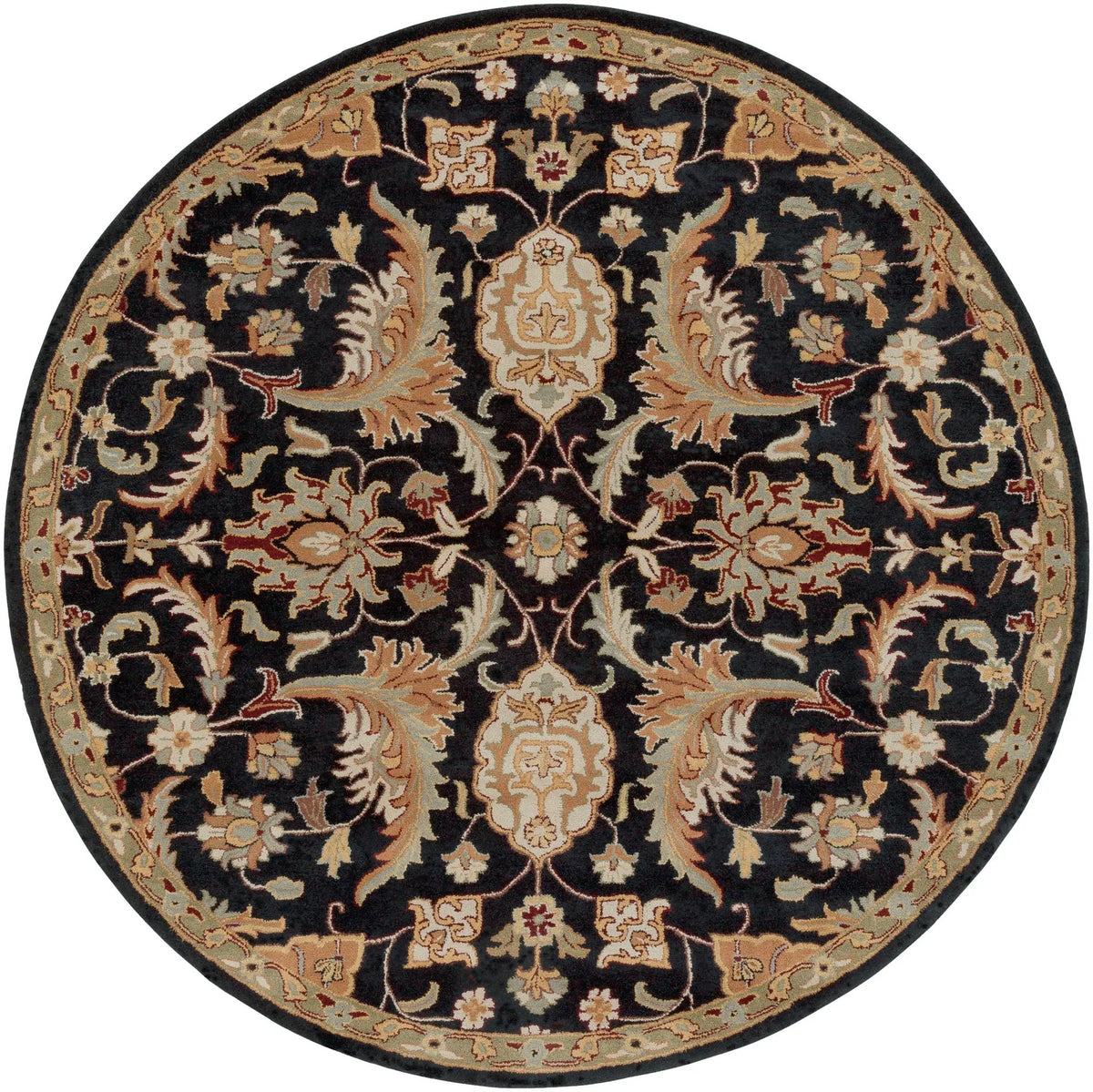 Middleton AWMD-2078 Black Area Rug by LIVABLISS