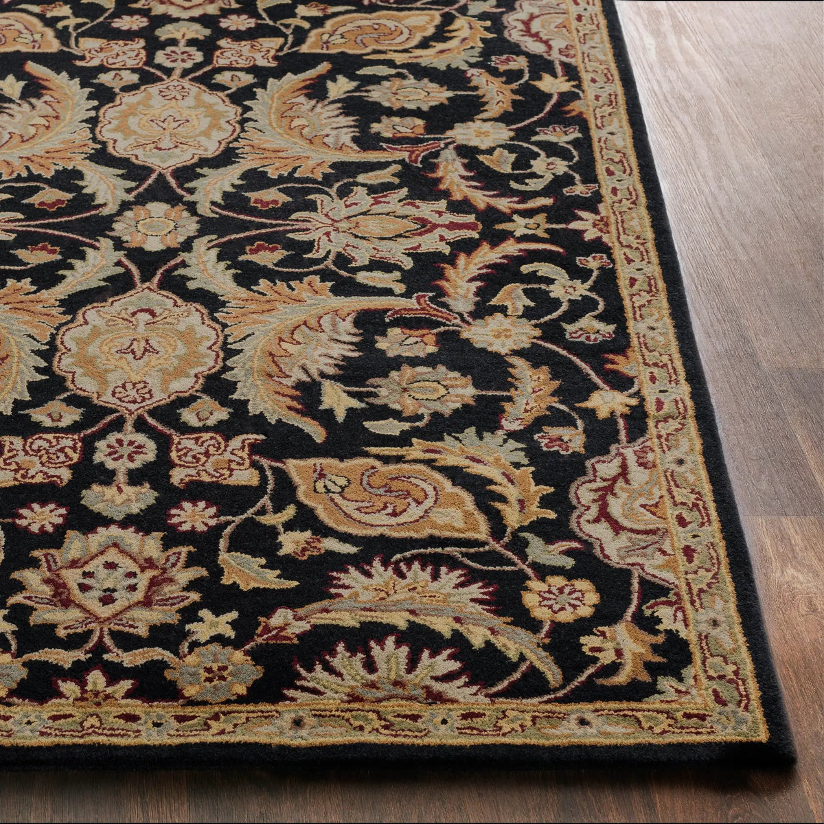 Middleton AWMD-2078 Black Area Rug by LIVABLISS