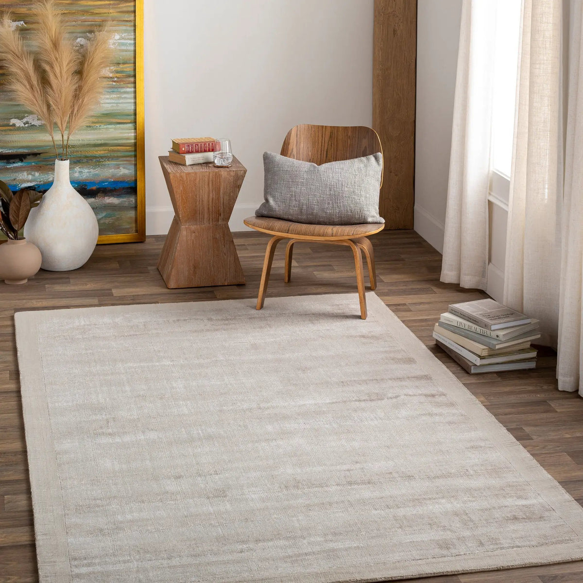 LIVABLISS Silk Route AWSR-4037 Gray Area Rug