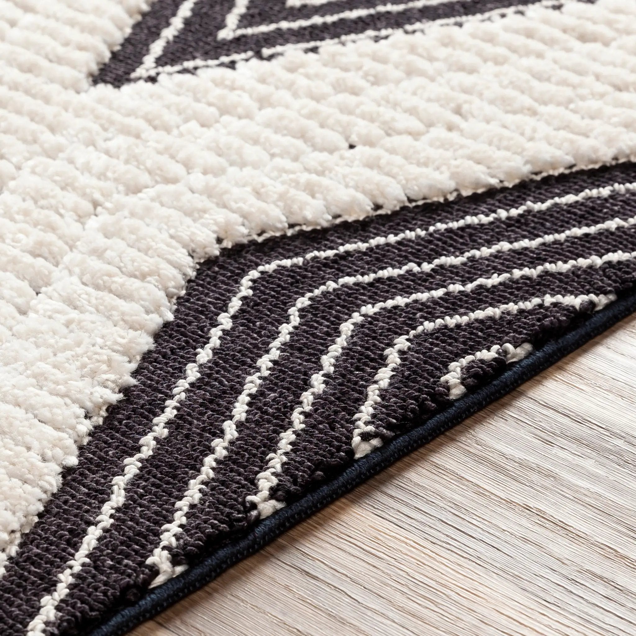 Azilal AZI-2300 Black Area Rug by LIVABLISS