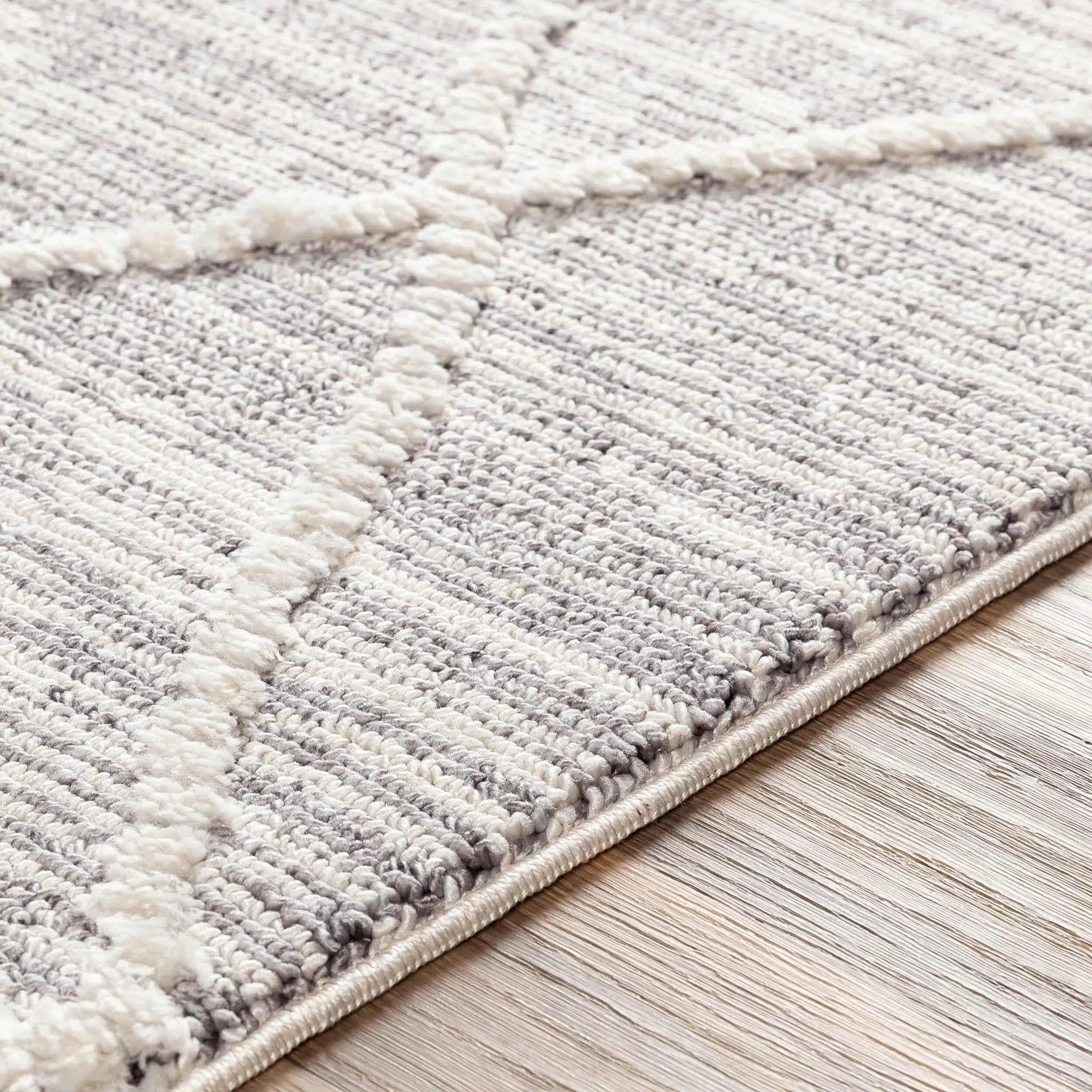 Azilal AZI-2304 Gray Area Rug by LIVABLISS
