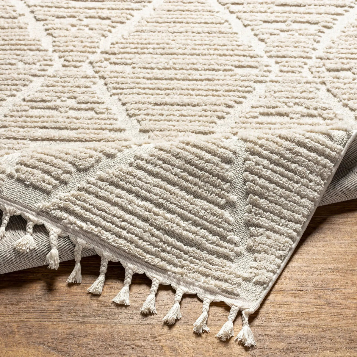 Azilal AZI-2318 Ivory Area Rug by LIVABLISS