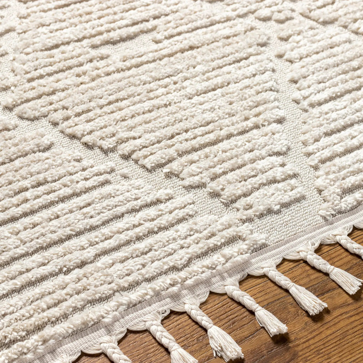Azilal AZI-2318 Ivory Area Rug by LIVABLISS