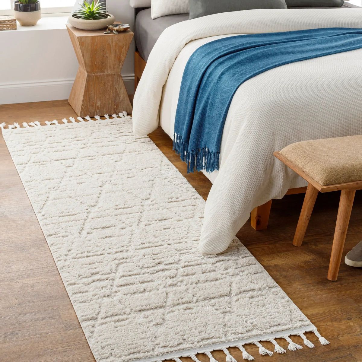 Azilal AZI-2318 Ivory Area Rug by LIVABLISS