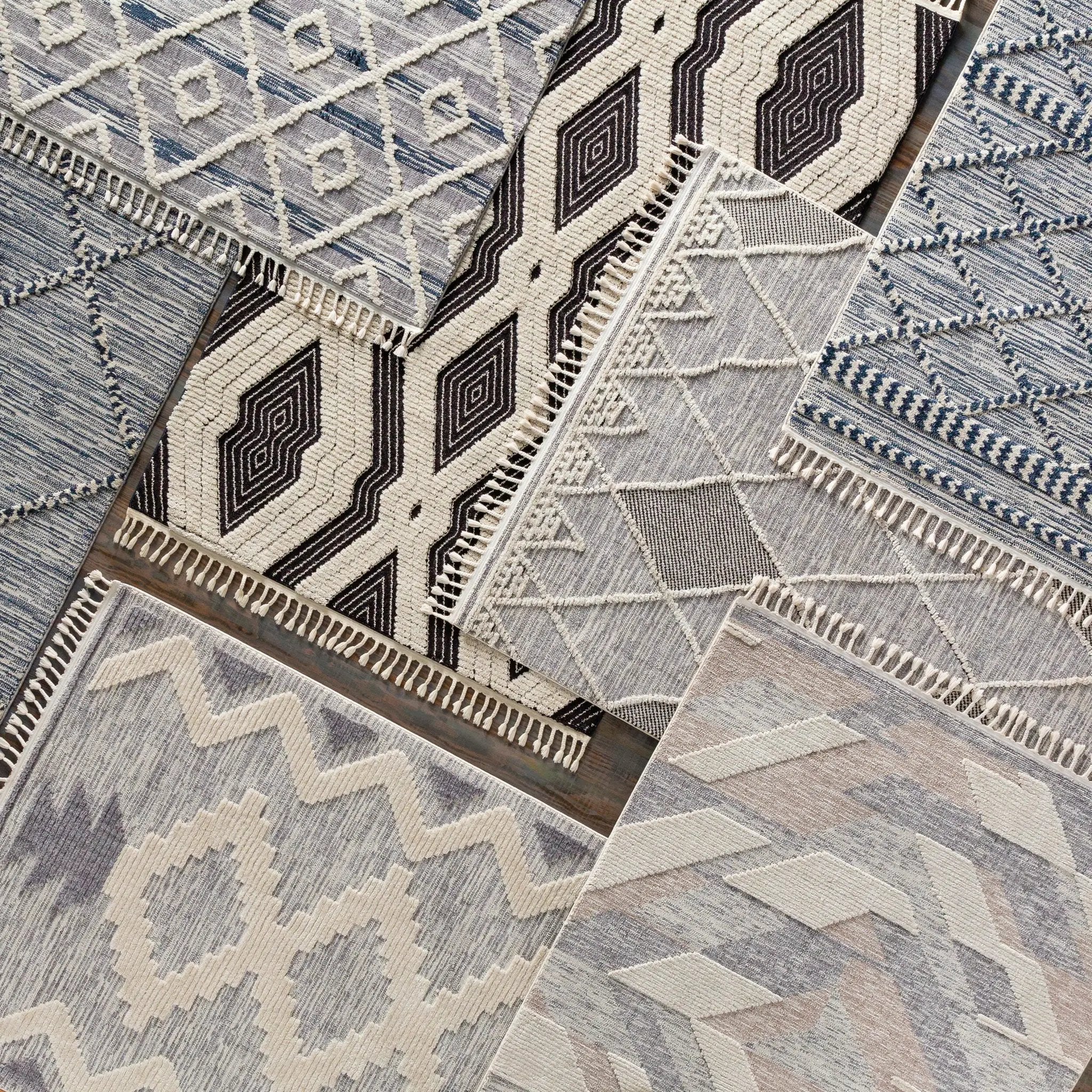 Azilal AZI-2304 Gray Area Rug by LIVABLISS