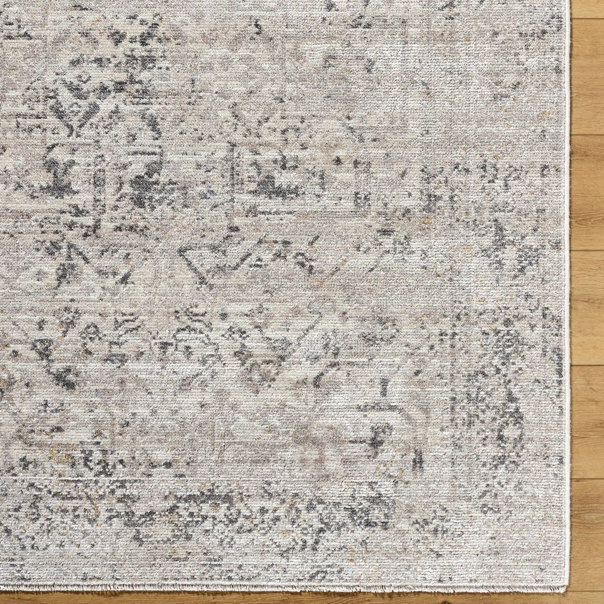 Azhar AZR-2302 Pewter Area Rug by LIVABLISS