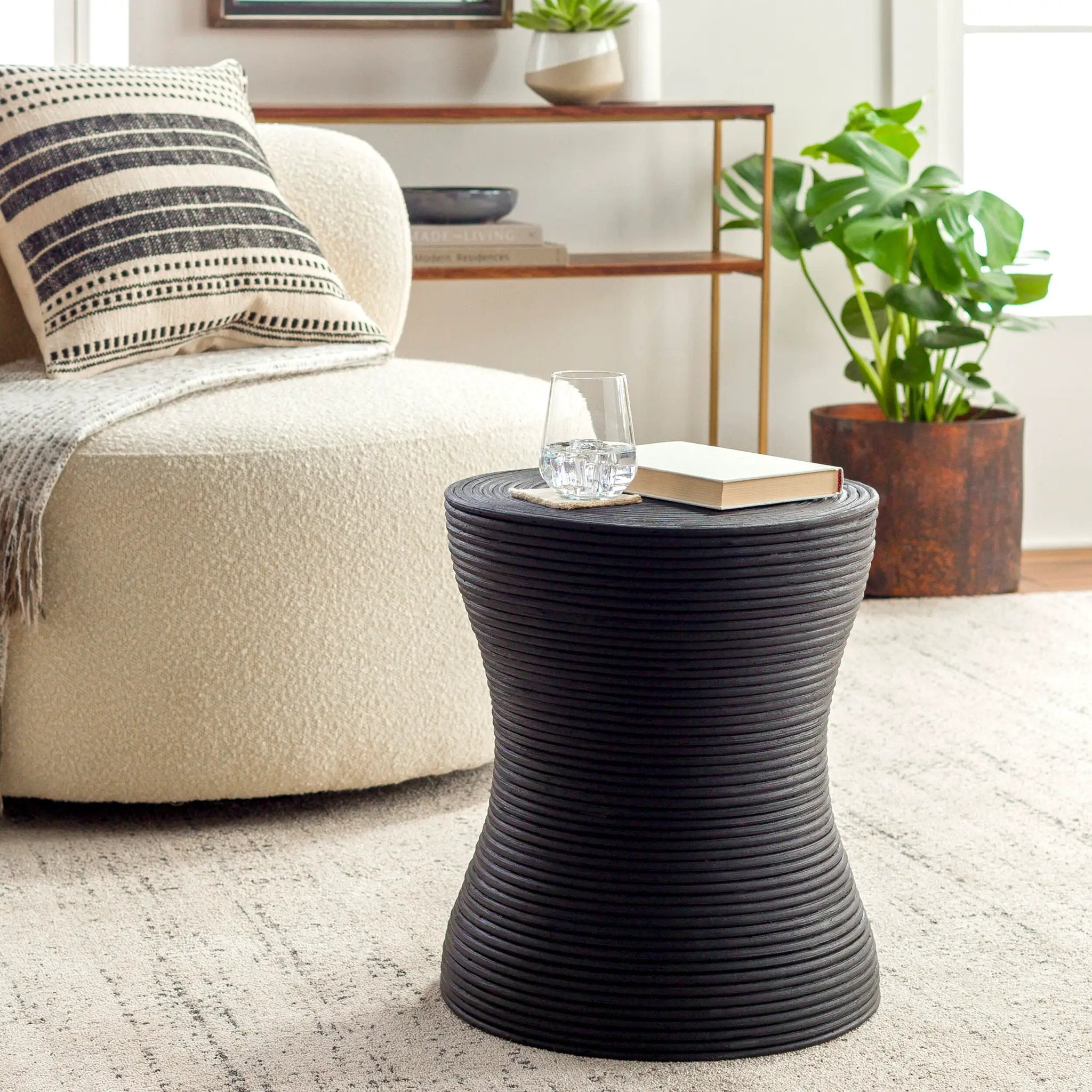 Balinese Bas-004 End Table by LIVABLISS