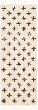 Surya Berber Shag BBE-2310 White Area Rug by LIVABLISS