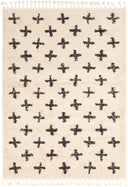 Surya Berber Shag BBE-2310 White Area Rug by LIVABLISS