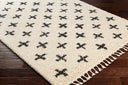 Surya Berber Shag BBE-2310 White Area Rug by LIVABLISS