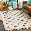 Surya Berber Shag BBE-2310 White Area Rug by LIVABLISS