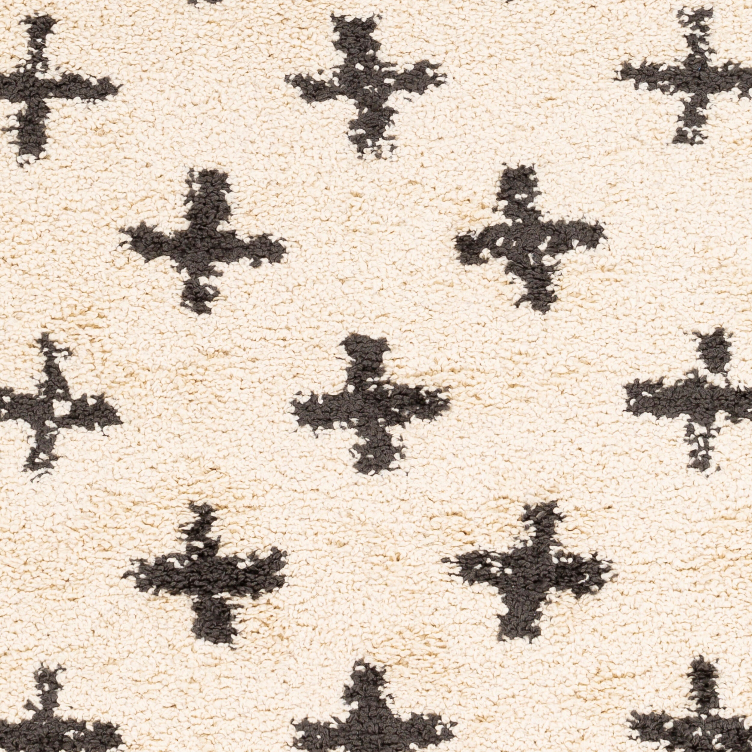 Surya Berber Shag BBE-2310 White Area Rug by LIVABLISS