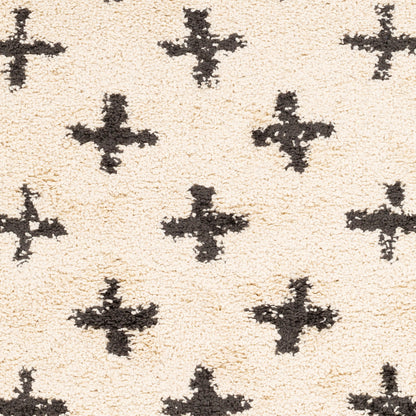 Surya Berber Shag BBE-2310 White Area Rug by LIVABLISS