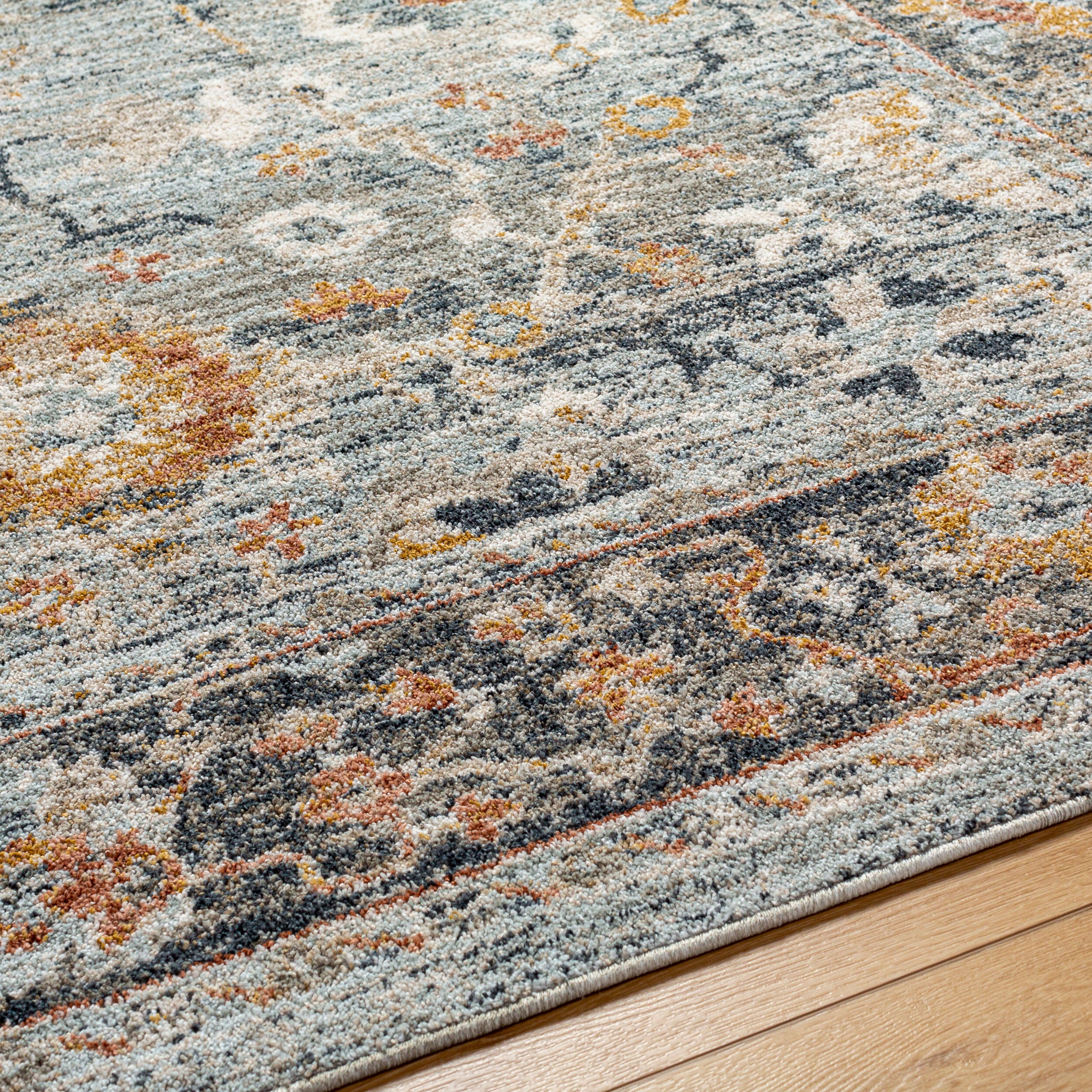 Surya Beckham BCM-2307 Ice Blue Area Rug by LIVABLISS