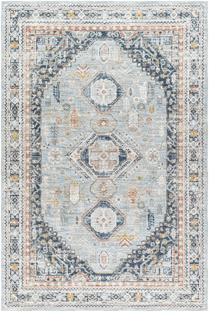 Surya Beckham BCM-2323 Ice Blue Area Rug by LIVABLISS