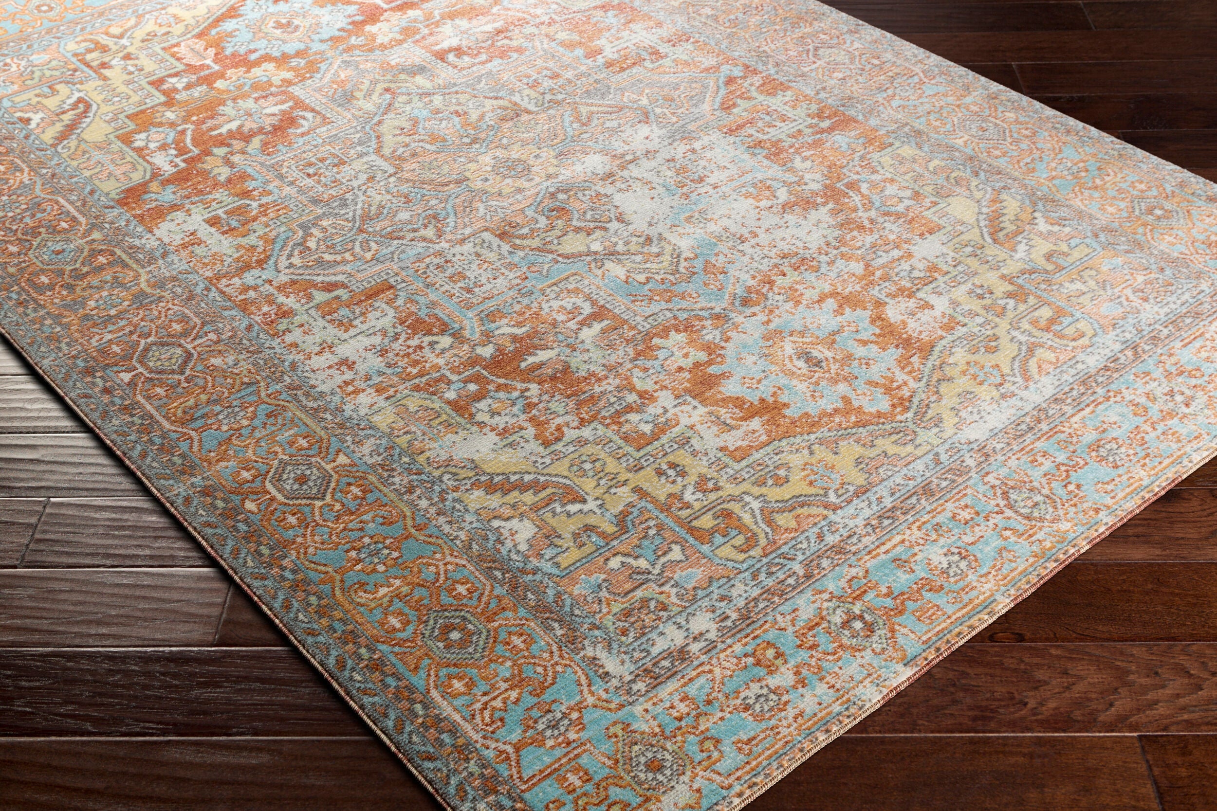 LIVABLISS Bodrum BDM-2312 Blue Area Rug