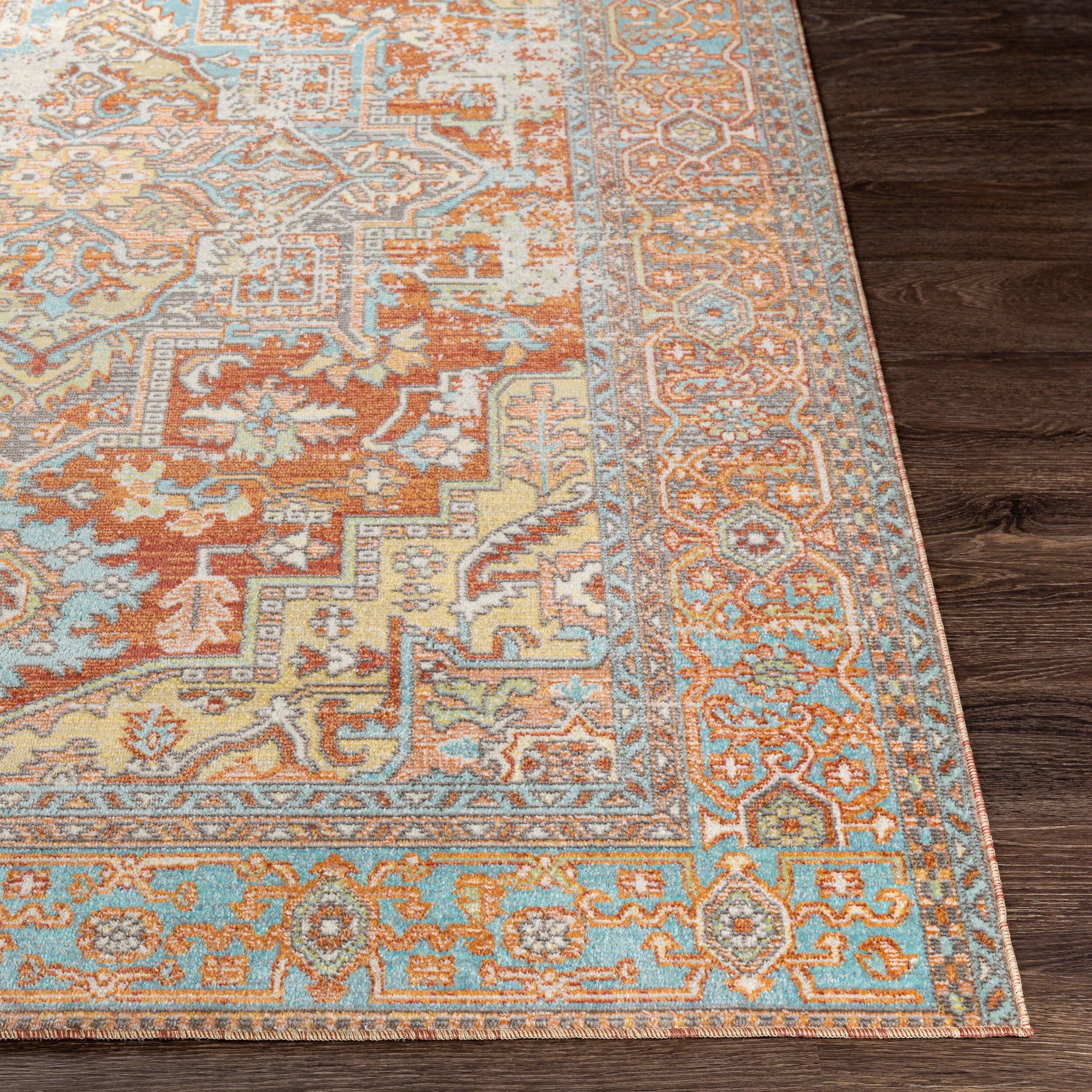 LIVABLISS Bodrum BDM-2312 Blue Area Rug