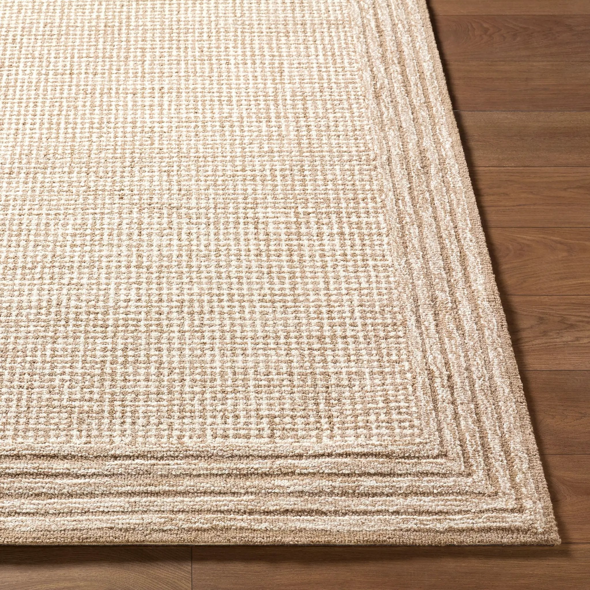 Benchcraft BEC-2302 Taupe Arae Rug by LIVABLISS