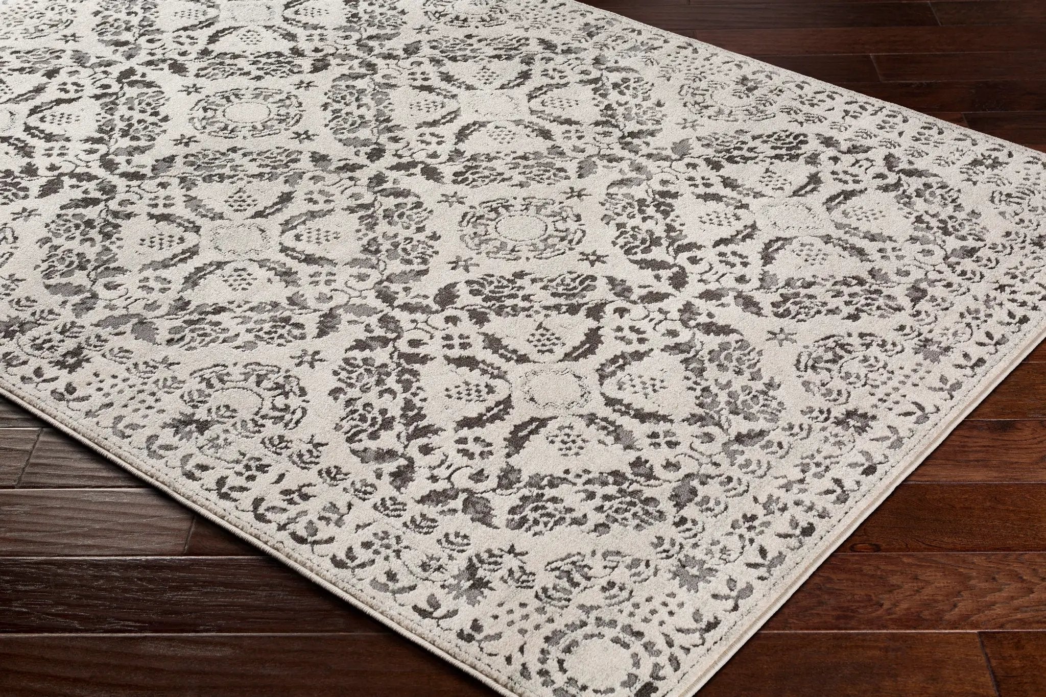Bahar BHR-2318 Charcoal Area Rug by LIVABLISS
