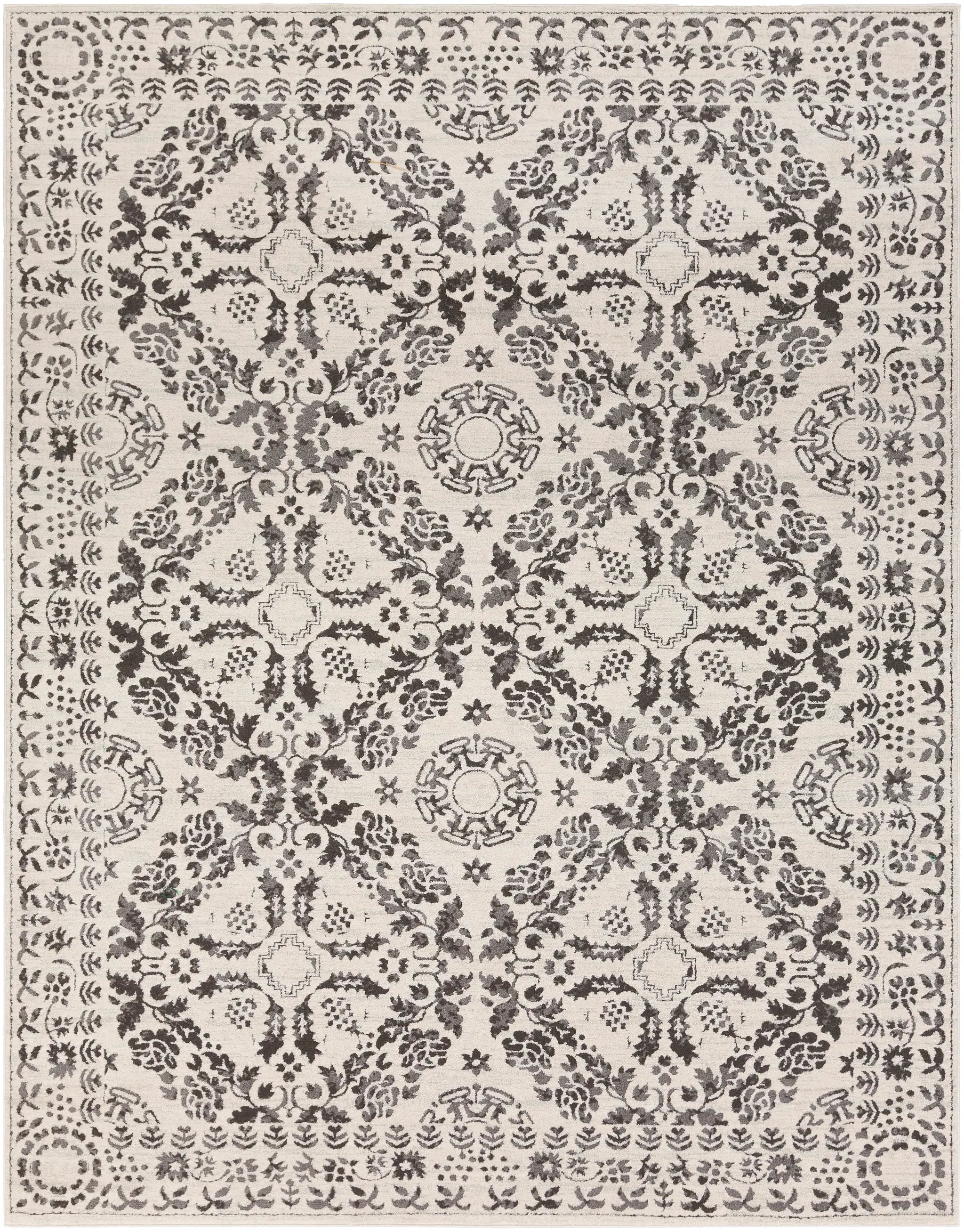 Bahar BHR-2318 Charcoal Area Rug by LIVABLISS