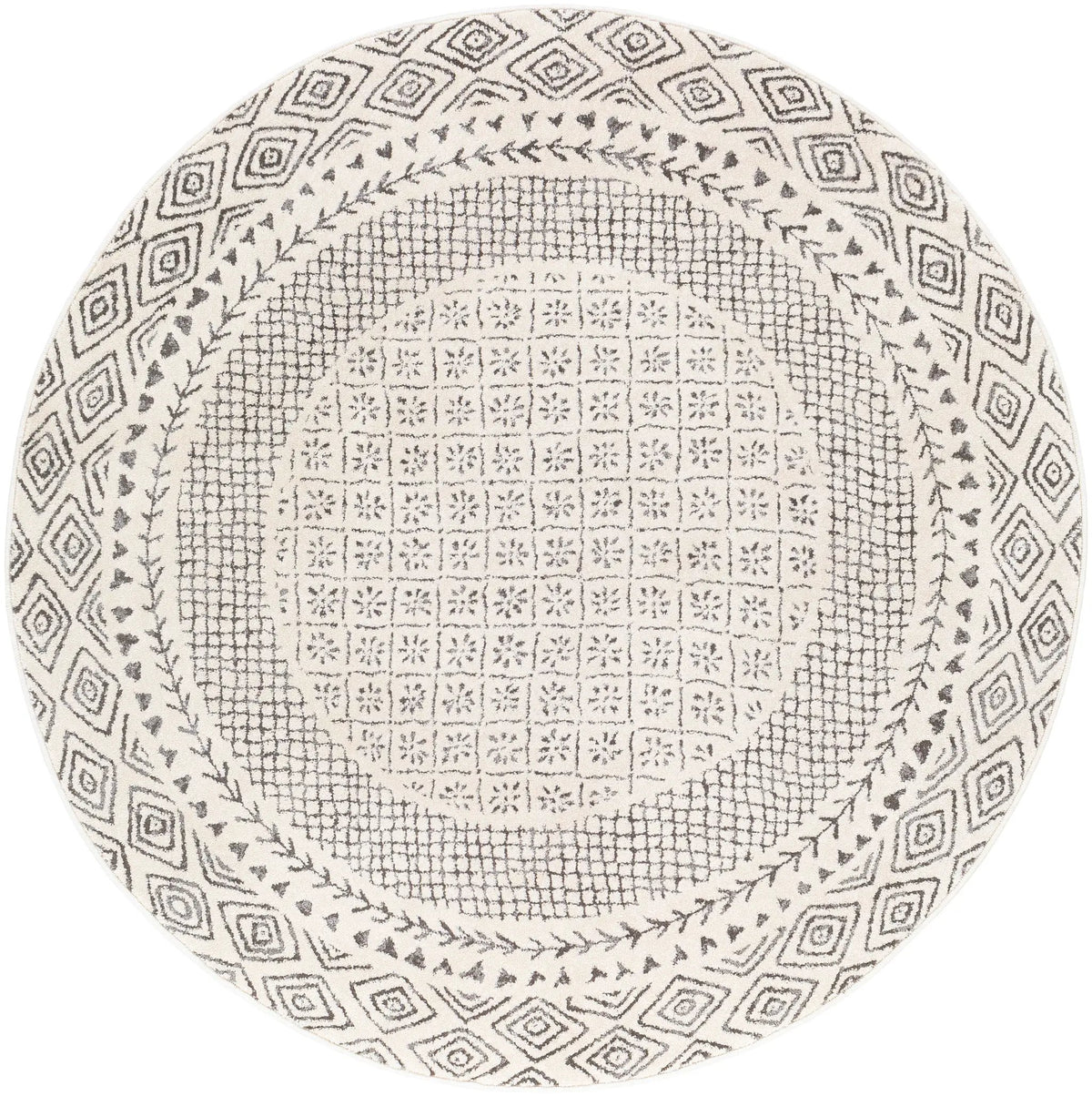 Bahar BHR-2321 Beige Area Rug by LIVABLISS