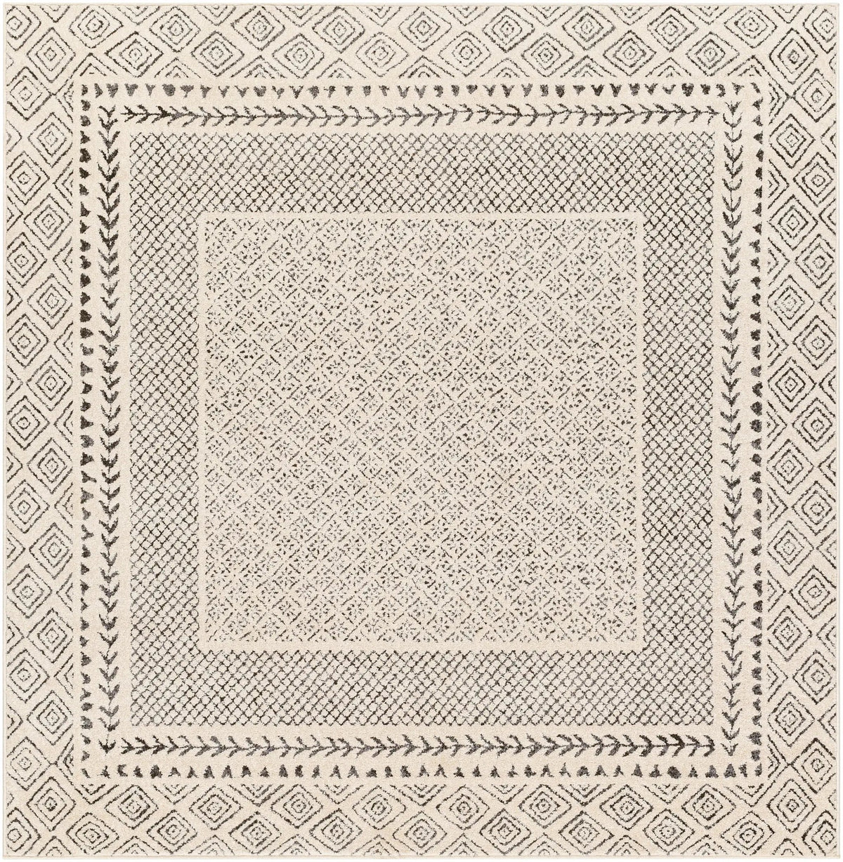 Bahar BHR-2321 Beige Area Rug by LIVABLISS