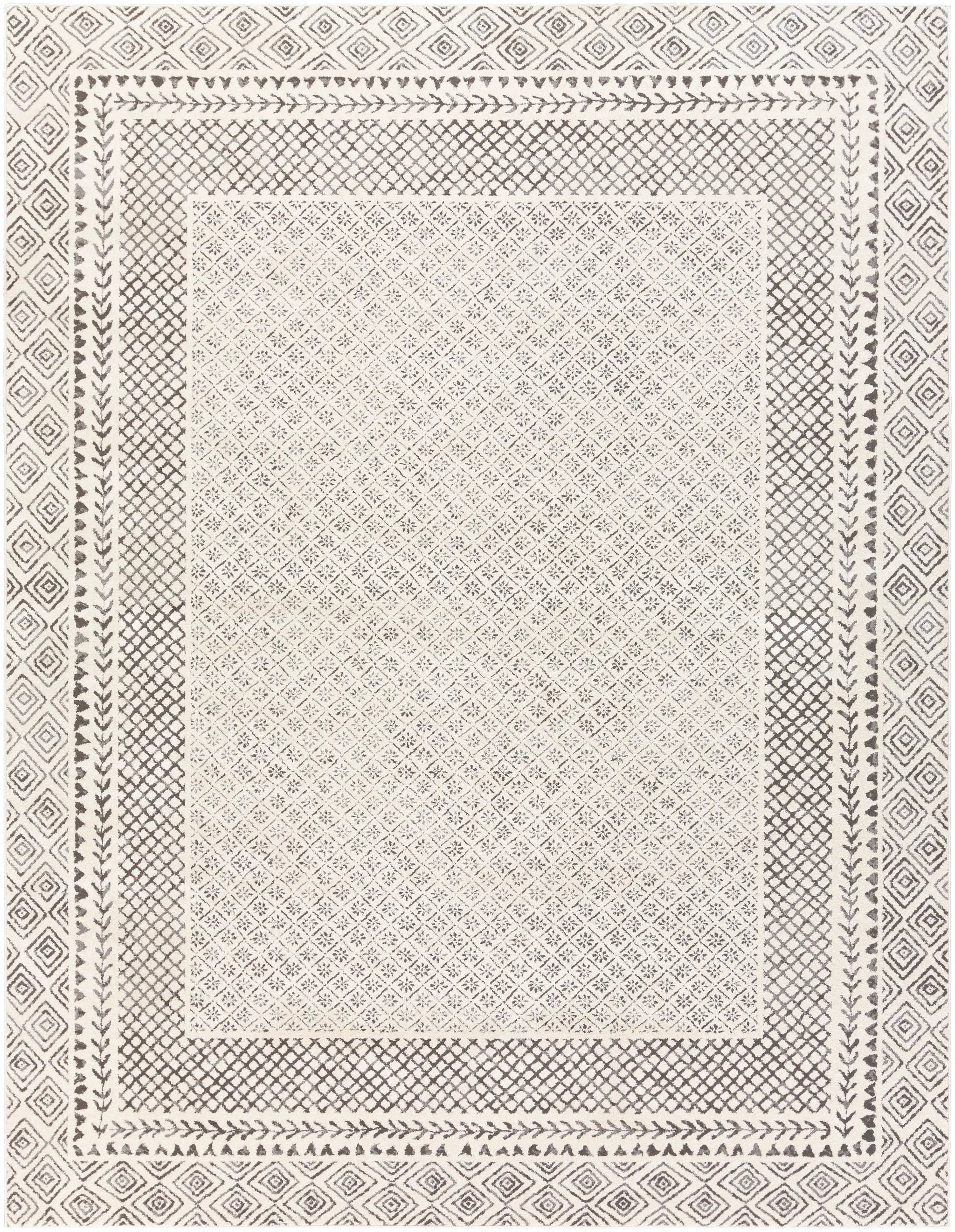 Bahar BHR-2321 Beige Area Rug by LIVABLISS