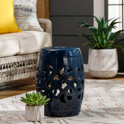 Surya Brinnon BIN-004 Furniture Garden Stool by LIVABLISS