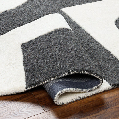 Surya Brook BKO-2303 White Area Rug by LIVABLISS