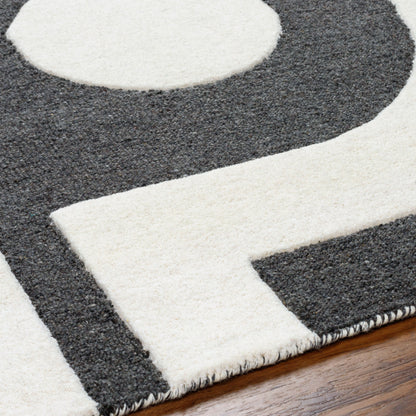 Surya Brook BKO-2303 White Area Rug by LIVABLISS
