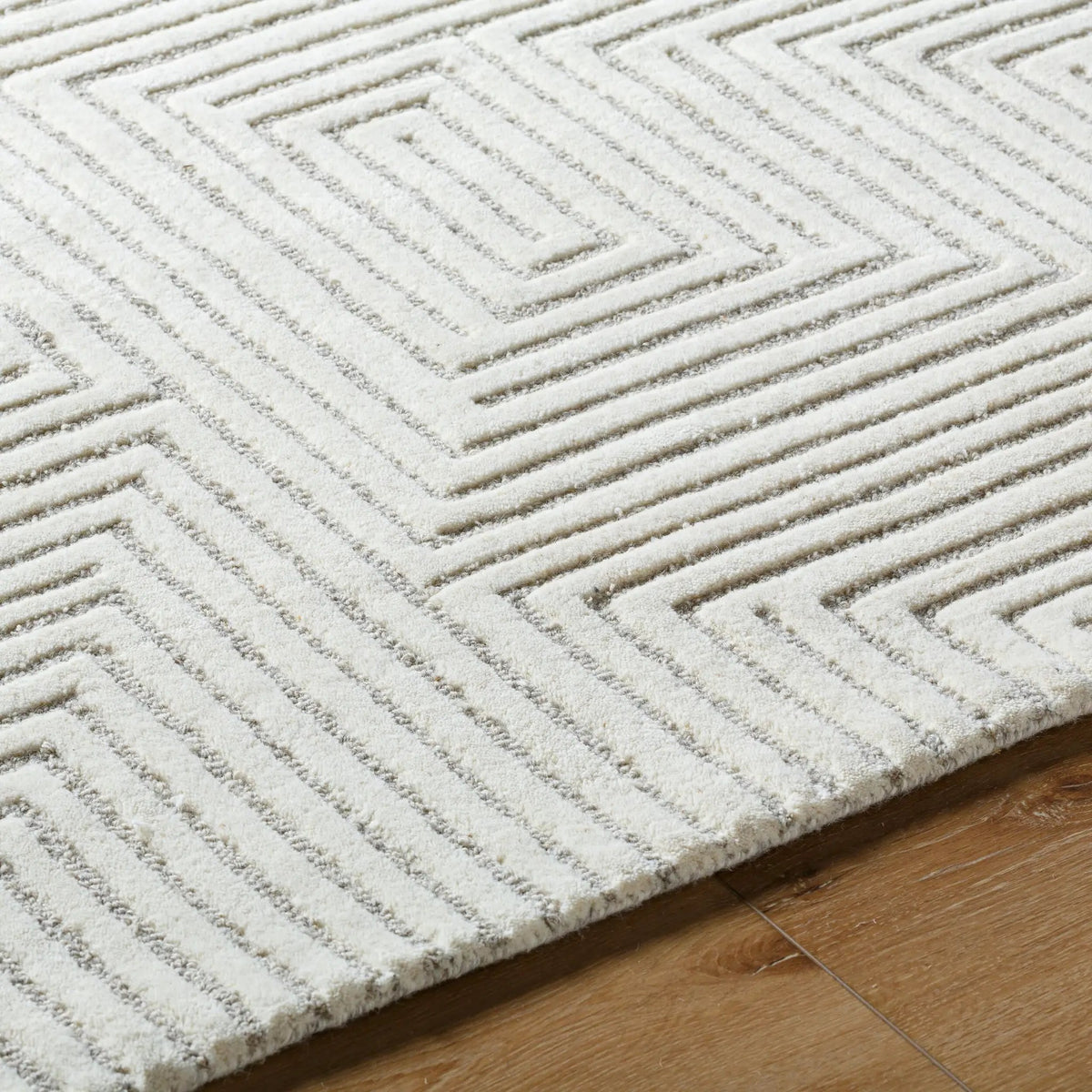 Brook BKO-2320 Ivory Area Rug by LIVABLISS
