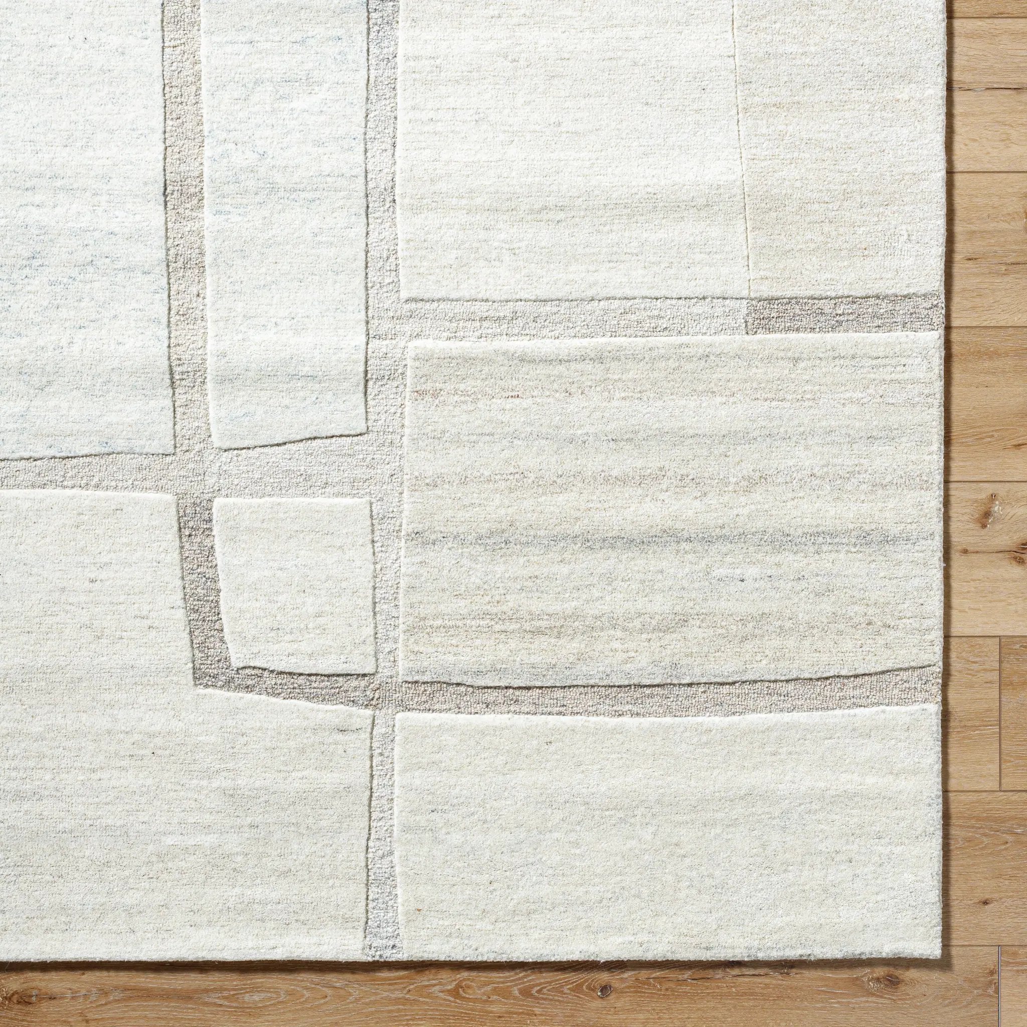 Brook BKO-2327 Ivory Area Rug by LIVABLISS