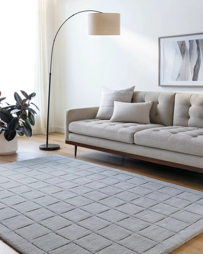 Brook BKO-2331 Gray Area Rug by LIVABLISS