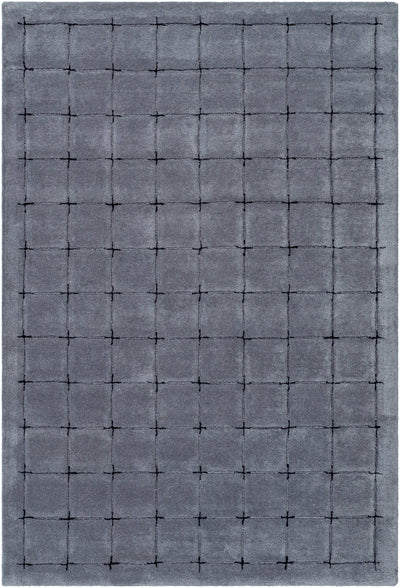 Brook BKO-2335 Charcoal Area Rug by LIVABLISS