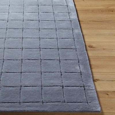 Brook BKO-2335 Charcoal Area Rug by LIVABLISS