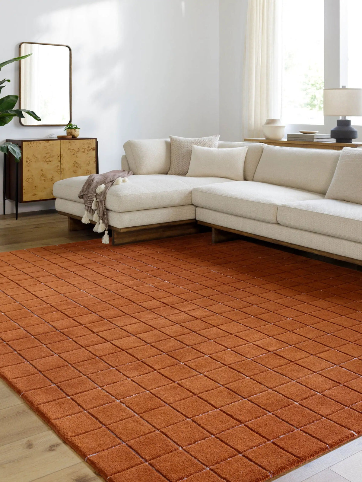 LIVABLISS Brook BKO-2344 Rust Area Rug